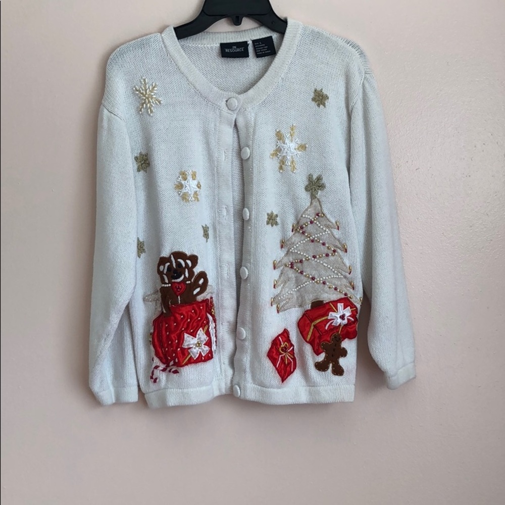Christmas Cardigan - gently used